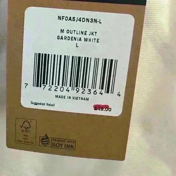 The North Face Outline Jacket LGBTQ PRIDE Collection In White Men’s Large NWT - Picture 11 of 12